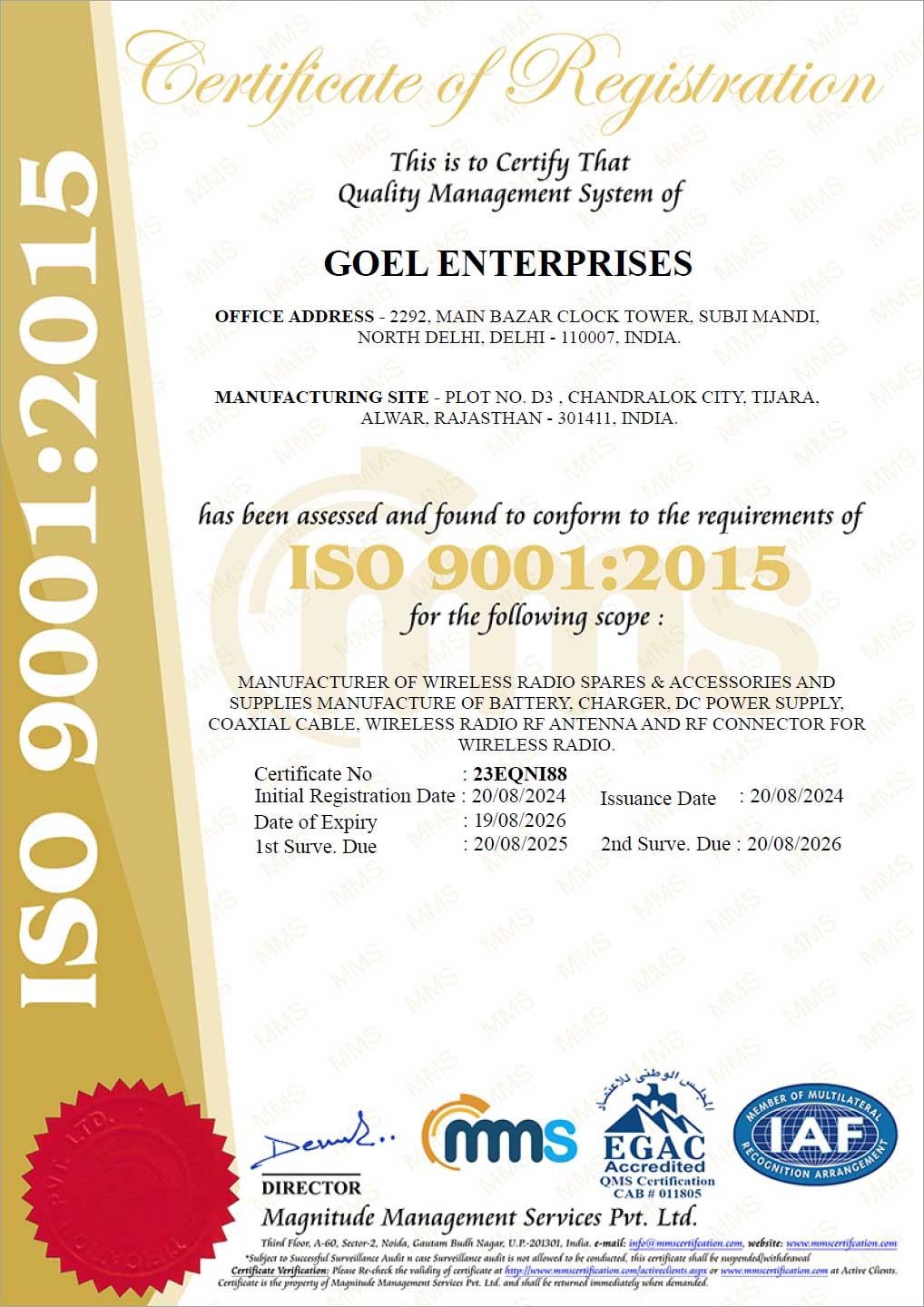 KANIB COMMUNICATION SYSTEMS License Free Walkie and Walkie Talkie Accessories suppliers dealers in India Delhi